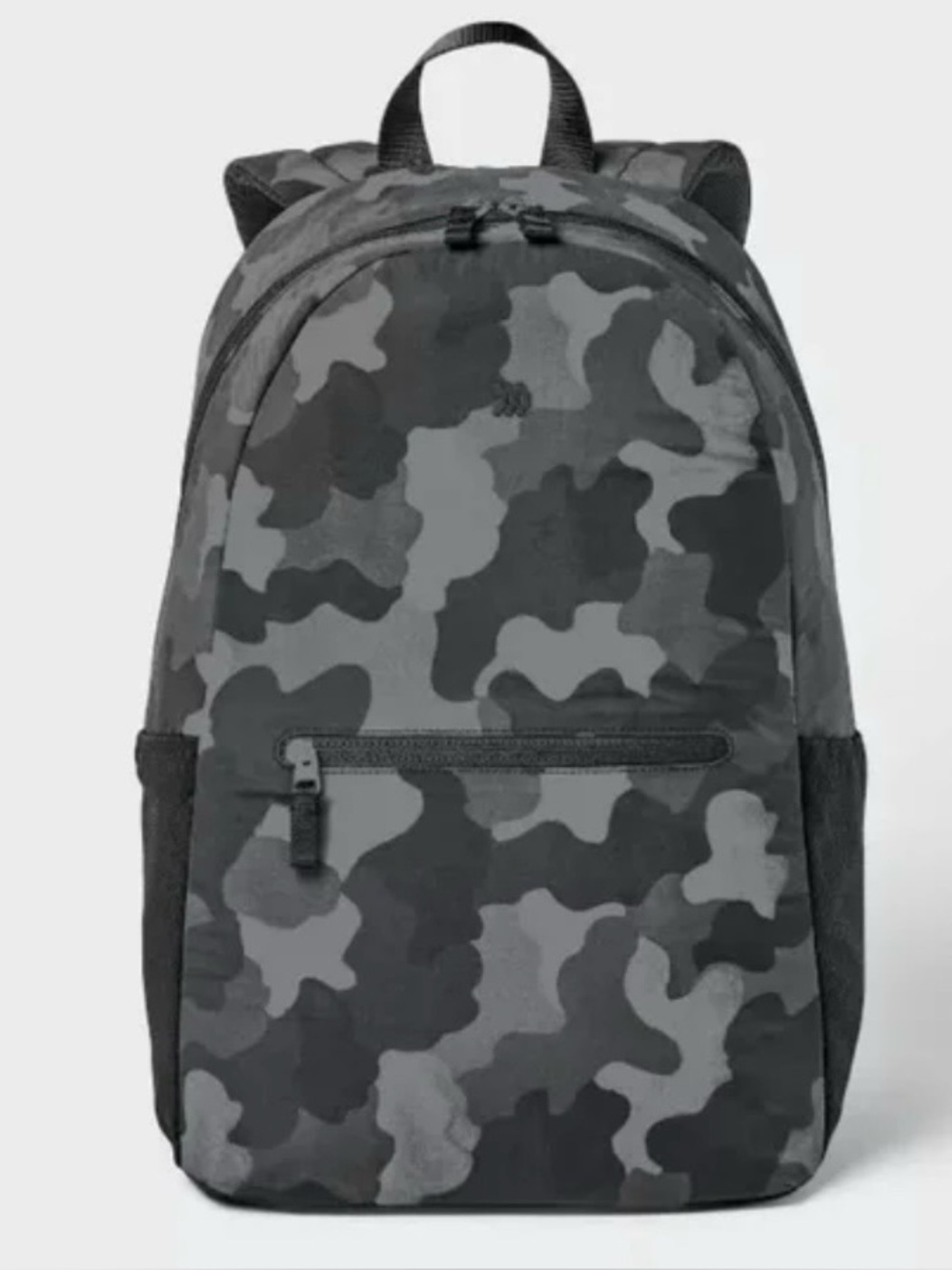 all in motion 23L Tween Crinkle Black CAMO Backpack - NWOT
